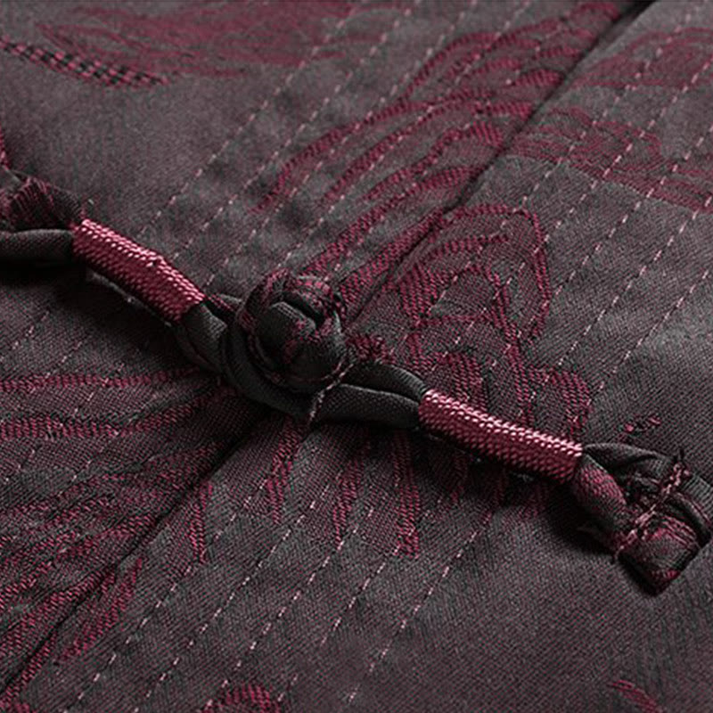 Set di 2 pezzi Buddha Stones , completo da uomo con camicia a maniche lunghe, pantaloni e bottoni a rana, in cotone - image 11