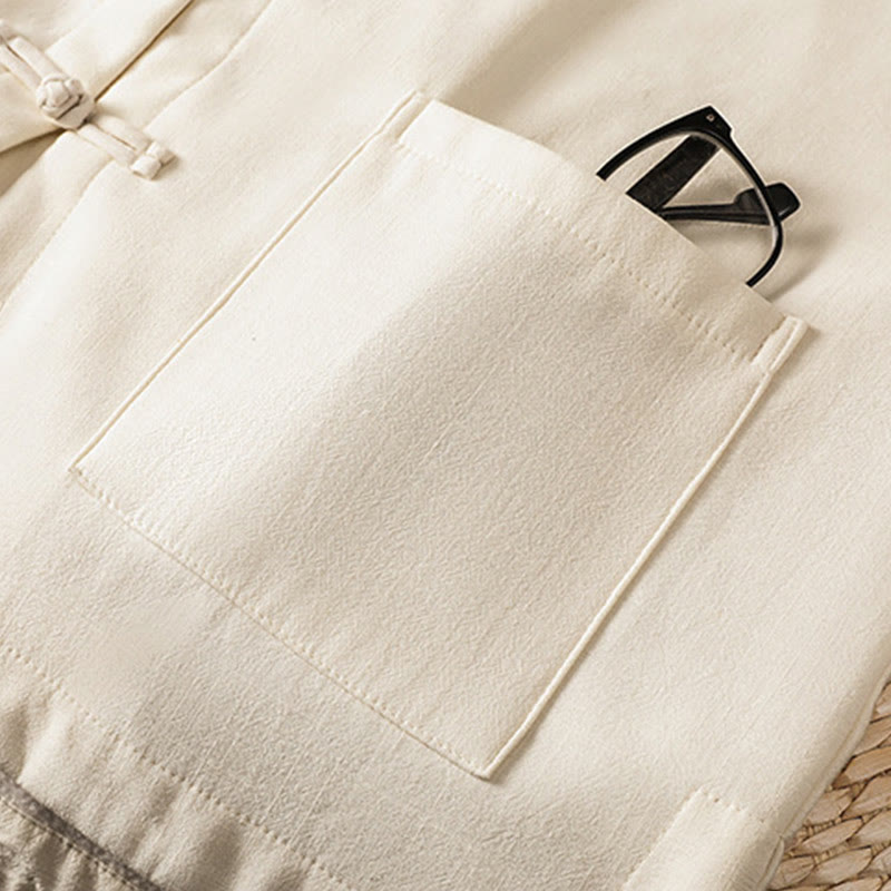 Giacca termica da donna con tasche, foderata in pile di cotone, manica lunga, bottoni a rana invernali Buddha Stones - image 8