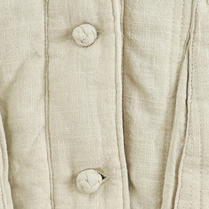 Giacca termica invernale da donna in cotone a maniche lunghe Buddha Stones con tasche - image 12