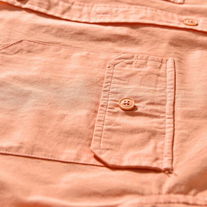 Giacca da uomo in cotone spesso con maniche lunghe, tinta unita, girocollo e tasche , Buddha Stones - image 17