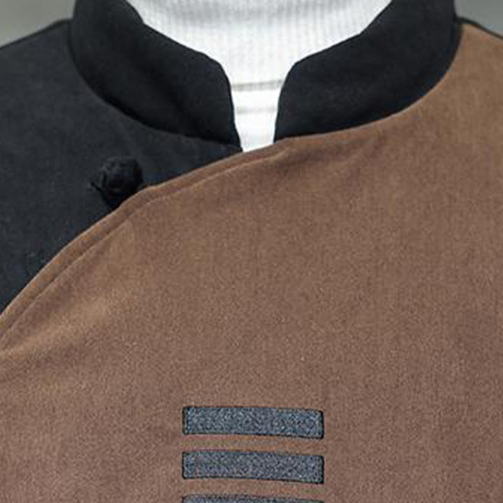 Giacca da uomo a maniche lunghe in velluto a coste con tasche, stile invernale Yin Yang Tai Chi , Buddha Stones - image 8