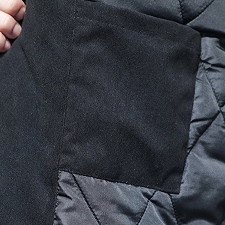 Giacca da uomo a maniche lunghe in velluto a coste con tasche, stile invernale Yin Yang Tai Chi , Buddha Stones - image 9