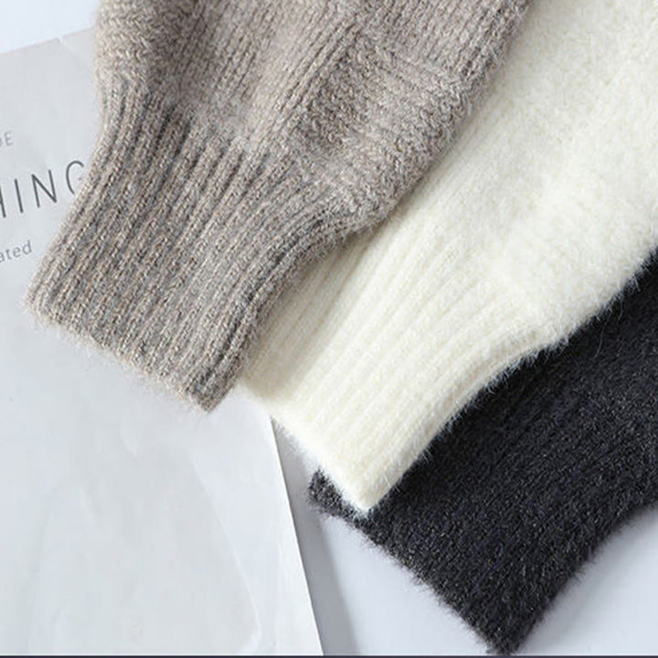 Maglione lavorato a maglia a maniche lunghe da uomo, caldo, con colletto rialzato e motivo scozzese, modello Buddha Stones Winter - image 8