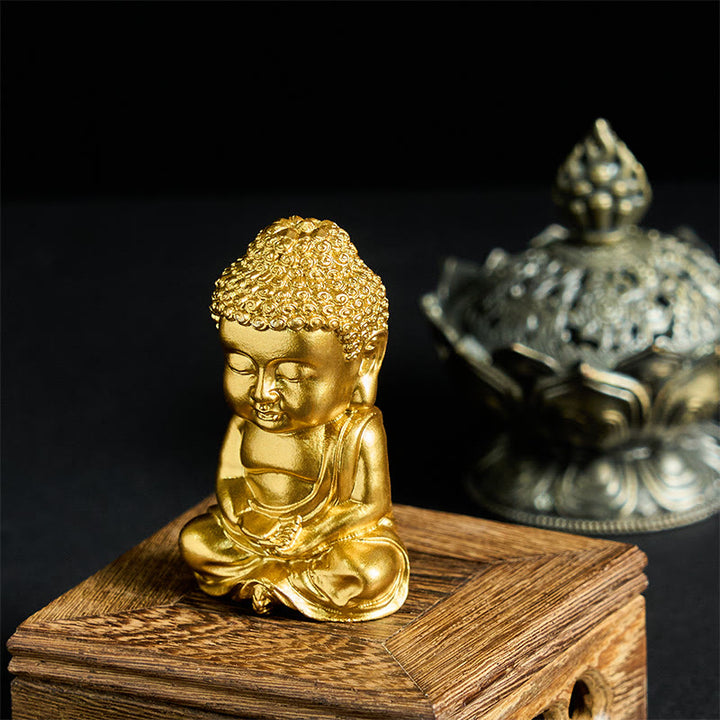 Buddha Stones Statua di Buddha Tathagata Frigorifero Magnete per frigorifero Decorazione per la casa - Stile A1 3,8*6,7*3 cm (con retro magnetico) - image 0