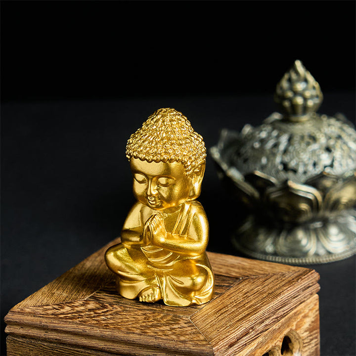 Buddha Stones Statua di Buddha Tathagata Frigorifero Magnete per frigorifero Decorazione per la casa - Stile A2 4,1*7*3 cm (con retro magnetico) - image 6