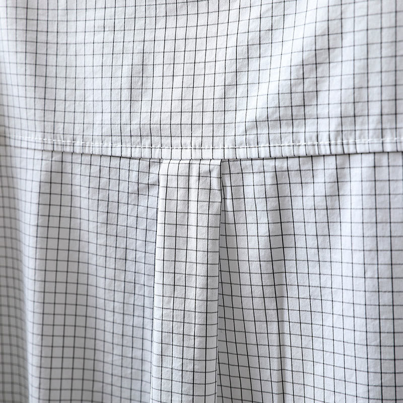 Camicia da donna in cotone a maniche lunghe con bottoni a contrasto e motivo a Buddha Stones - image 13