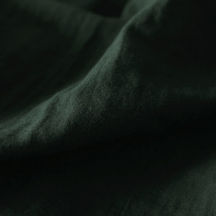 Camicia da donna in cotone a maniche lunghe con bottoni a contrasto e tasche Buddha Stones Fall - image 10