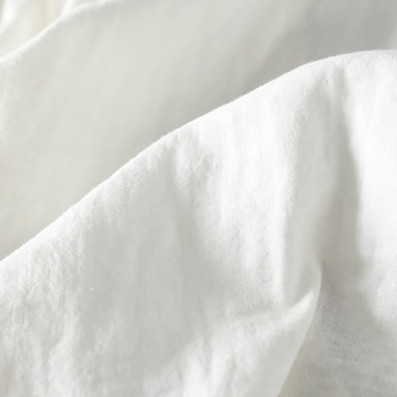 Camicia da donna in cotone a maniche lunghe con bottoni a contrasto Buddha Stones Spring - image 11