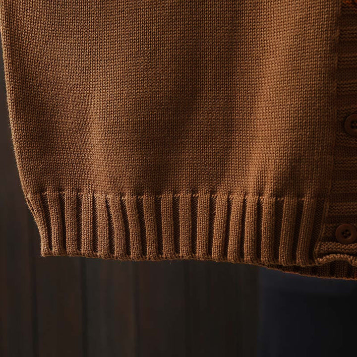 Cardigan lavorato a maglia con maniche a pipistrello lunghe in cotone con bottoni floreali Buddha Stones da donna - image 13