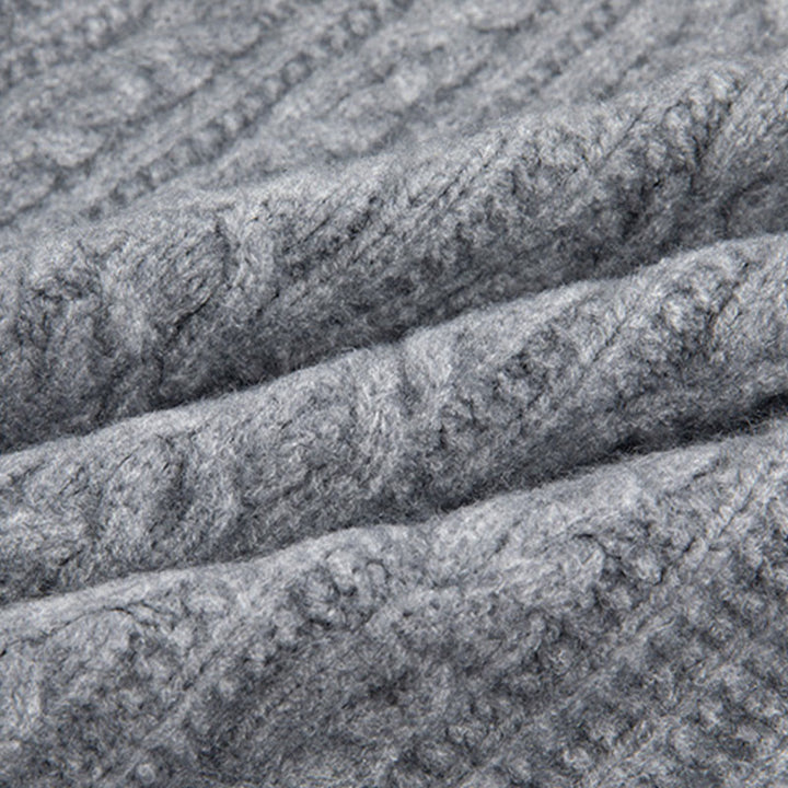 Cardigan lavorato a maglia da donna in cotone a maniche lunghe con bottoni intrecciati, casual invernale, motivo Buddha Stones - image 29