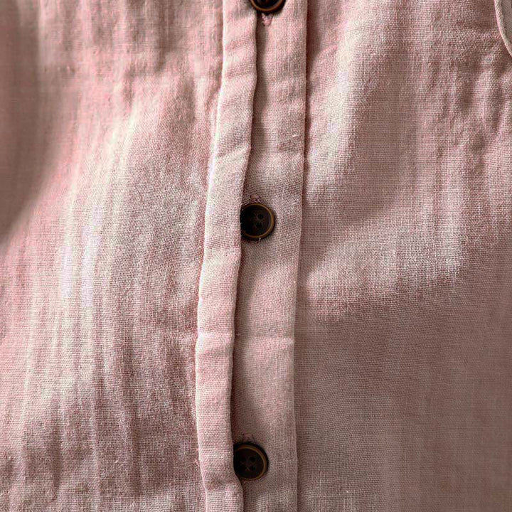 Buddha Stones Camicia da donna in cotone con colletto in pizzo, manica lunga, abbottonata, primavera-autunno - image 10