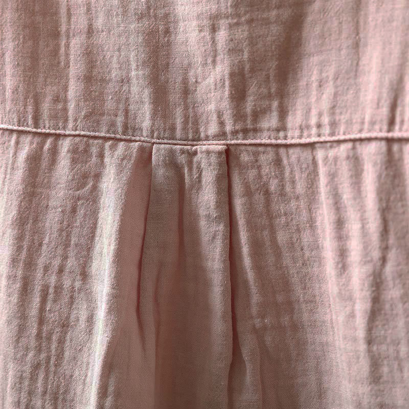 Buddha Stones Camicia da donna in cotone con colletto in pizzo, manica lunga, abbottonata, primavera-autunno - image 7