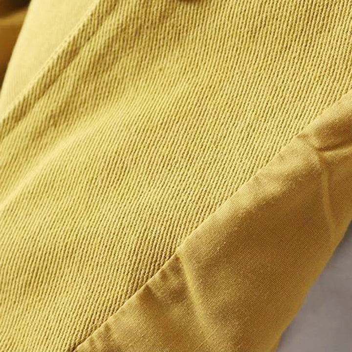 Giacca da donna in cotone a maniche lunghe con bottoni e tasche Buddha Stones Fall - image 17