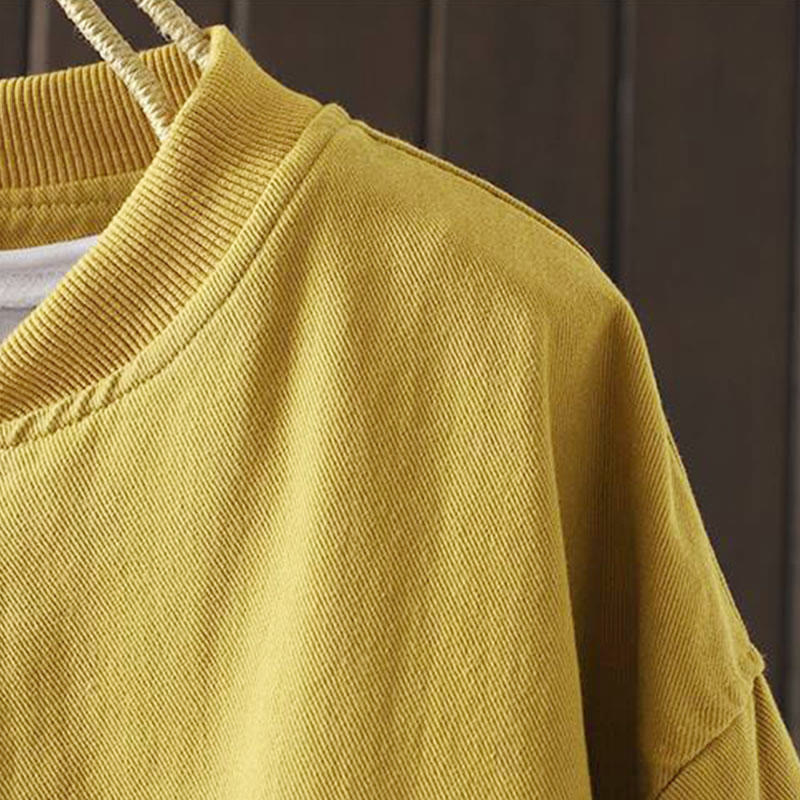 Giacca da donna in cotone a maniche lunghe con bottoni e tasche Buddha Stones Fall - image 11