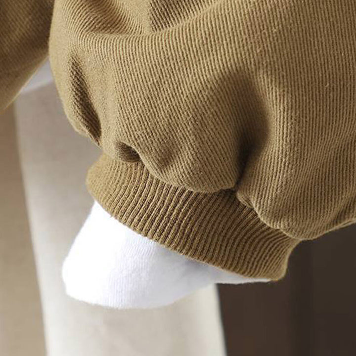 Giacca da donna in cotone a maniche lunghe con bottoni e tasche Buddha Stones Fall - image 24