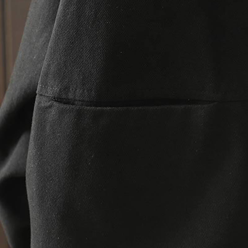 Giacca da donna in cotone a maniche lunghe con bottoni e tasche Buddha Stones Fall - image 28