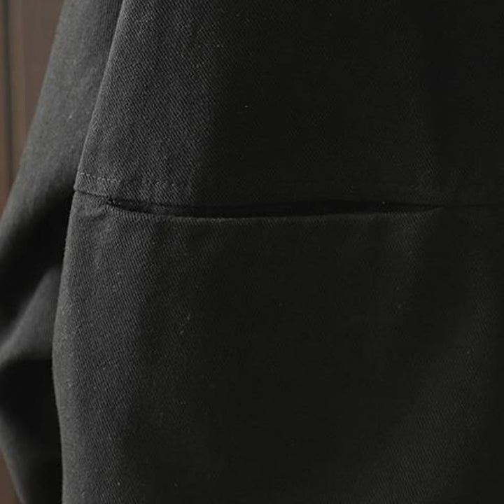 Giacca da donna in cotone a maniche lunghe con bottoni e tasche Buddha Stones Fall - image 28