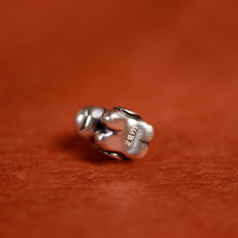 Buddha Stones Argento Sterling 999 Anno del Cavallo Argento Sterling 925 Pace e Gioia Ciondolo Braccialetto della Fortuna Intrecciato Cavigliera - image 22