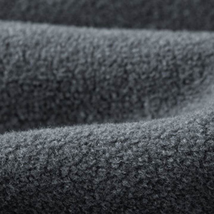 Felpa con cappuccio da uomo in cotone a maniche lunghe con fodera in pile, modello Buddha Stones, autunno inverno, con cerniera - image 7