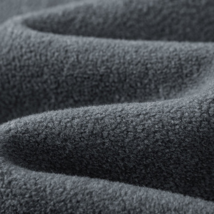 Felpa con cappuccio da uomo in cotone a maniche lunghe con fodera in pile, modello Buddha Stones, autunno inverno, con cerniera - image 8