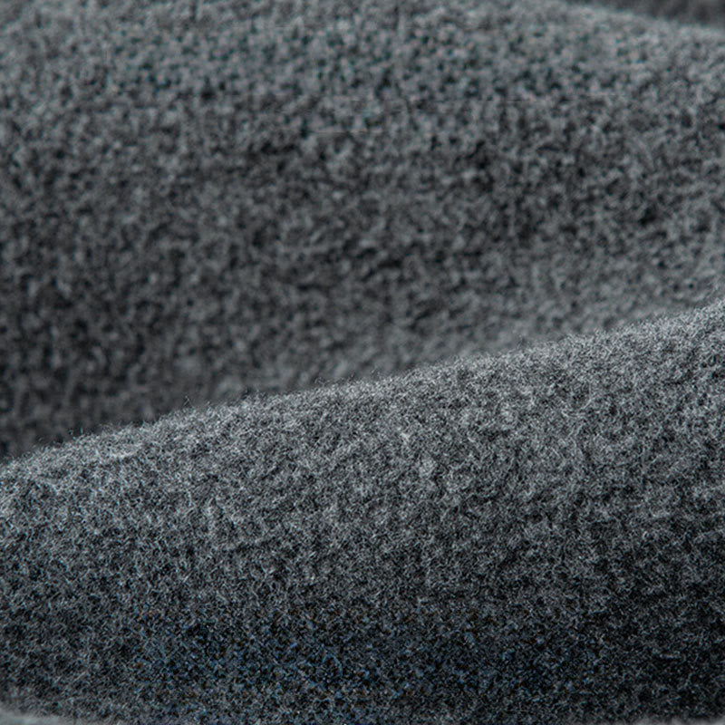 Felpa con cappuccio da uomo in cotone a maniche lunghe con fodera in pile, modello Buddha Stones, autunno inverno, con cerniera - image 10