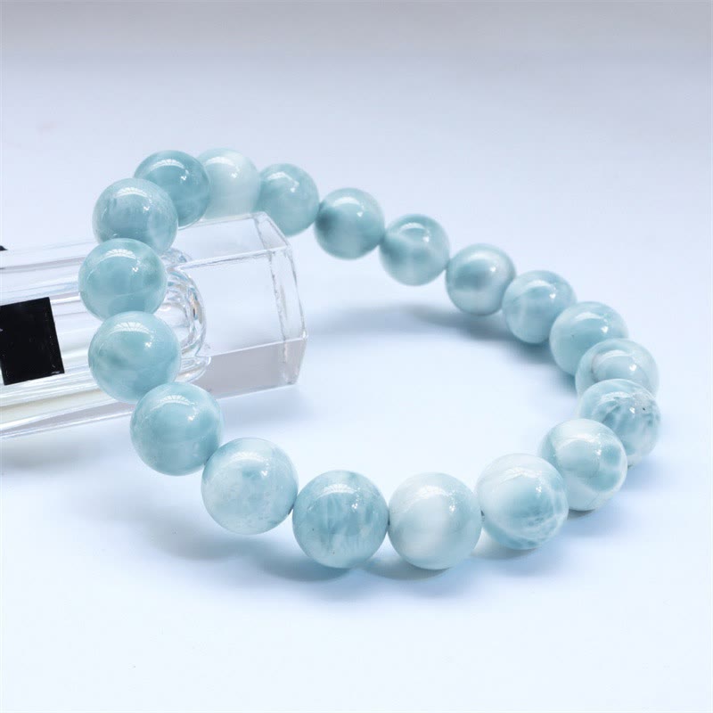 Bracciale Buddha Stones Natural Larimar Wisdom Confidence - image 2