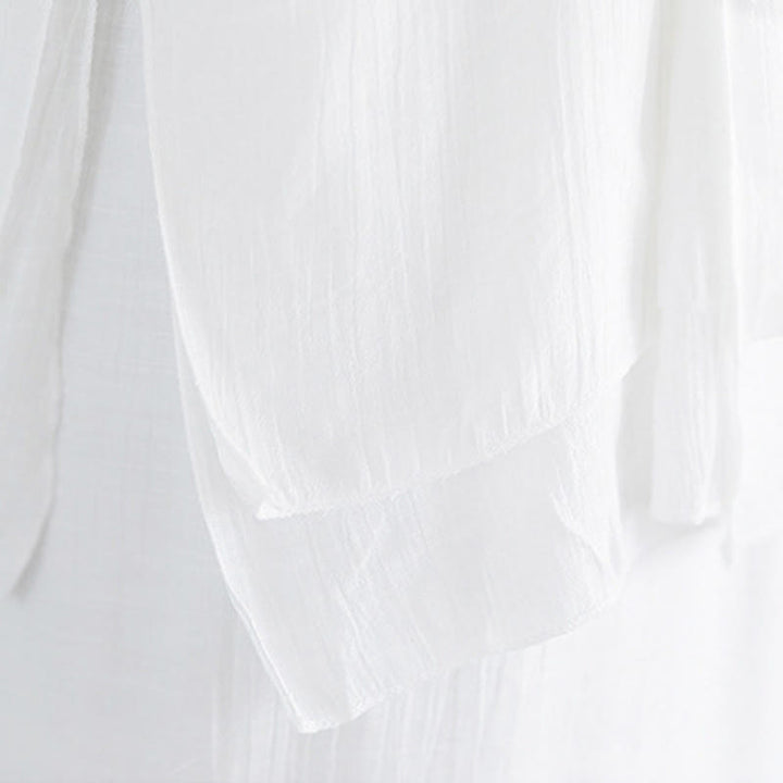 Set da donna di abbigliamento Zen per meditazione, in tinta unita, con maniche a tre quarti, pantaloni larghi e bottoni a rana, motivo Buddha Stones, 2 pezzi - image 13