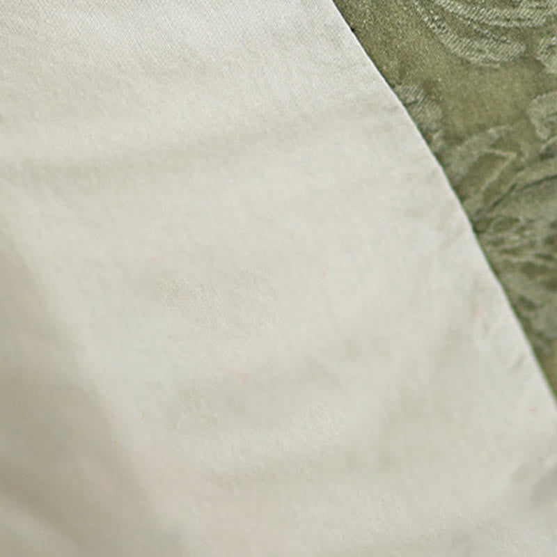 Giacca termica invernale da donna in cotone con maniche lunghe, scollo a V, bottoni a rana, jacquard Buddha Stones, con tasche - image 8