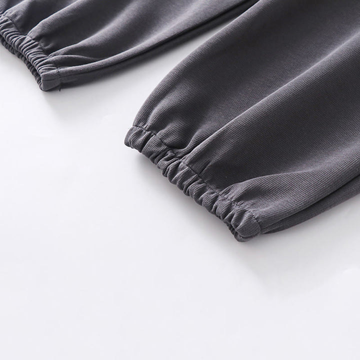 Pantaloni harem da uomo in cotone con tasche, foderati in pile, con coulisse, modello regolare, autunno inverno, tinta unita , Buddha Stones - image 6