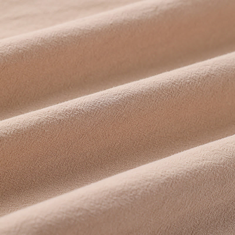 Kimono da uomo Buddha Stones, primavera-autunno, tinta unita, manica lunga, lunghezza media, aperto sul davanti - image 7