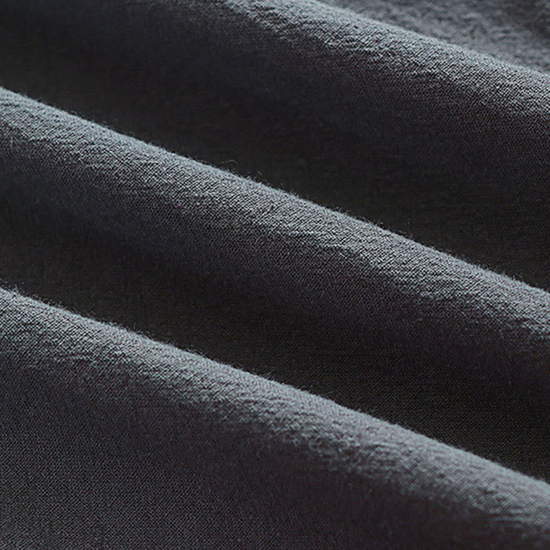 Buddha Stones 2 pezzi Wudang autunno solido manica lunga uomo taoista lunga veste senza maniche gilet con lacci kimono abito da cerimonia - image 8