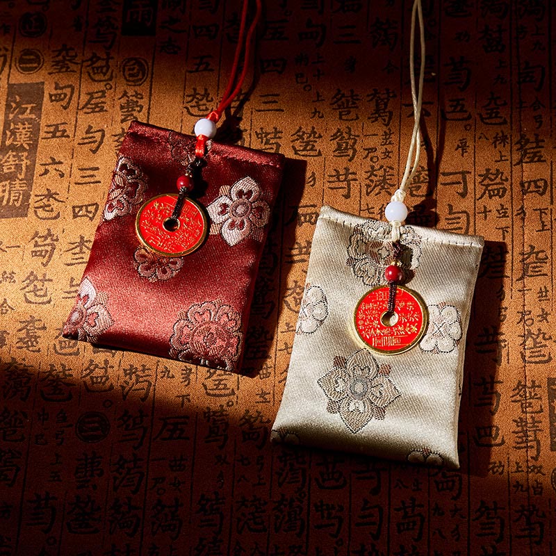 Buddha Stones, fantasmi di montagna, spendi soldi, ricamo jacquard, sacchetto, benedizione, decorazione da appendere - image 0