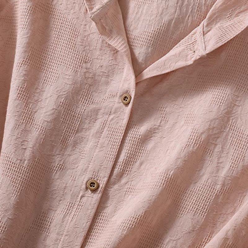 Felpa con cappuccio da donna a maniche lunghe in cotone con bottoni in jacquard autunnale Buddha Stones - image 12