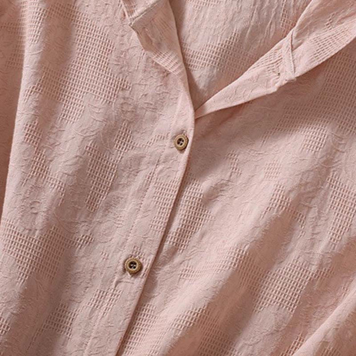 Felpa con cappuccio da donna a maniche lunghe in cotone con bottoni in jacquard autunnale Buddha Stones - image 12