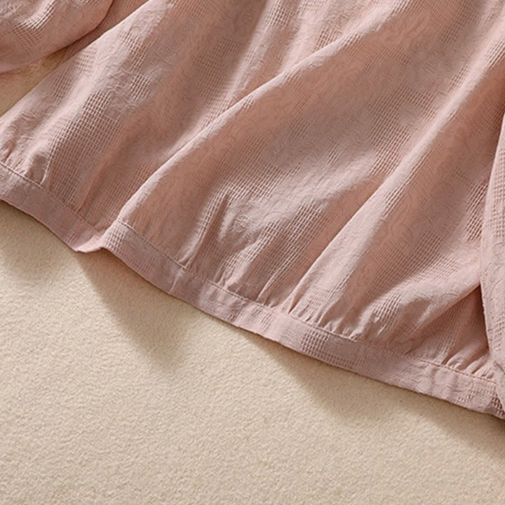 Felpa con cappuccio da donna a maniche lunghe in cotone con bottoni in jacquard autunnale Buddha Stones - image 15