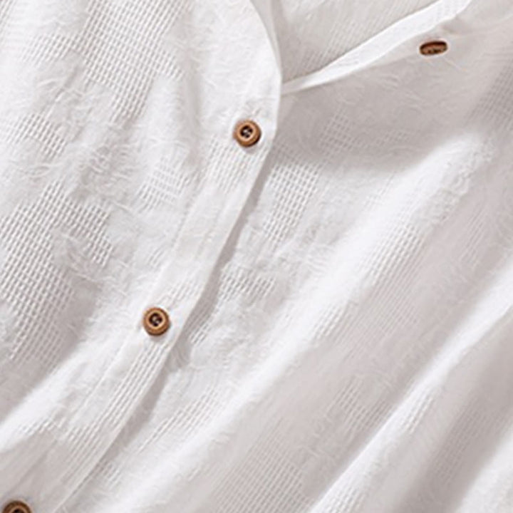 Felpa con cappuccio da donna a maniche lunghe in cotone con bottoni in jacquard autunnale Buddha Stones - image 24