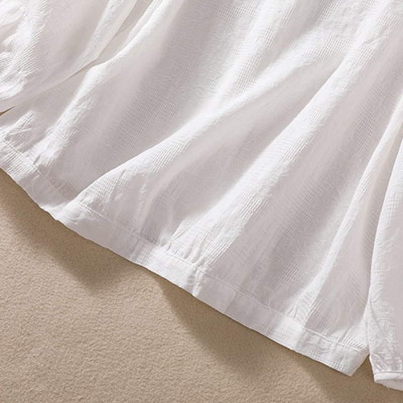 Felpa con cappuccio da donna a maniche lunghe in cotone con bottoni in jacquard autunnale Buddha Stones - image 26