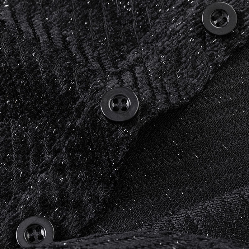 Felpa con cappuccio da uomo con bottoni e scollo rotondo a Buddha Stones Fall - image 7