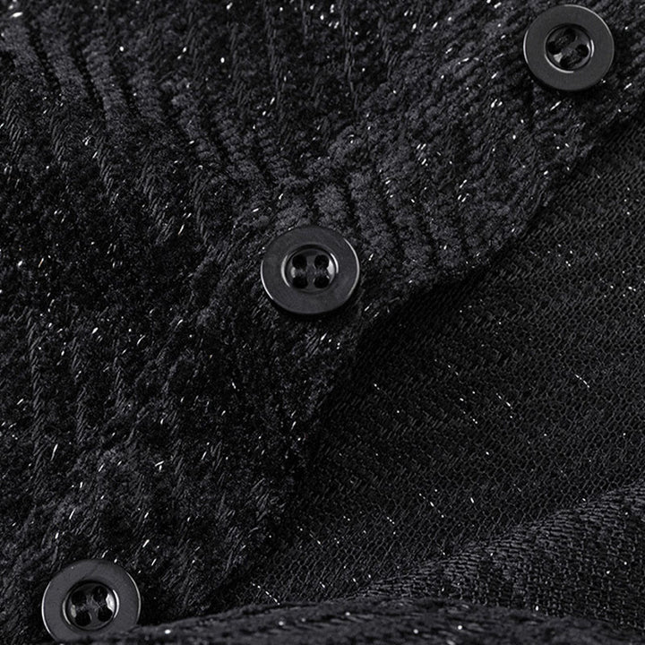 Felpa con cappuccio da uomo con bottoni e scollo rotondo a Buddha Stones Fall - image 7