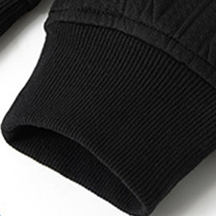 Felpa con cappuccio da uomo a maniche lunghe con bottoni intrecciati, autunno inverno, motivo Buddha Stones - image 12