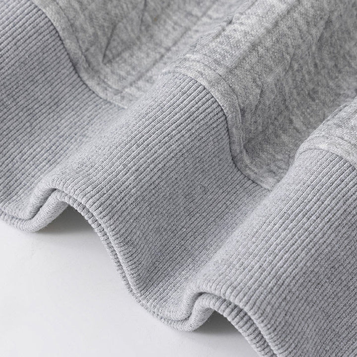 Felpa con cappuccio da uomo a maniche lunghe con bottoni intrecciati, autunno inverno, motivo Buddha Stones - image 4