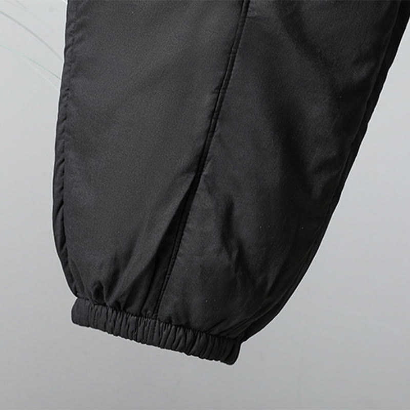 Pantaloni harem da donna in cotone termico con elastico in vita invernale Buddha Stones, lunghezza 7-8, con tasche - image 23