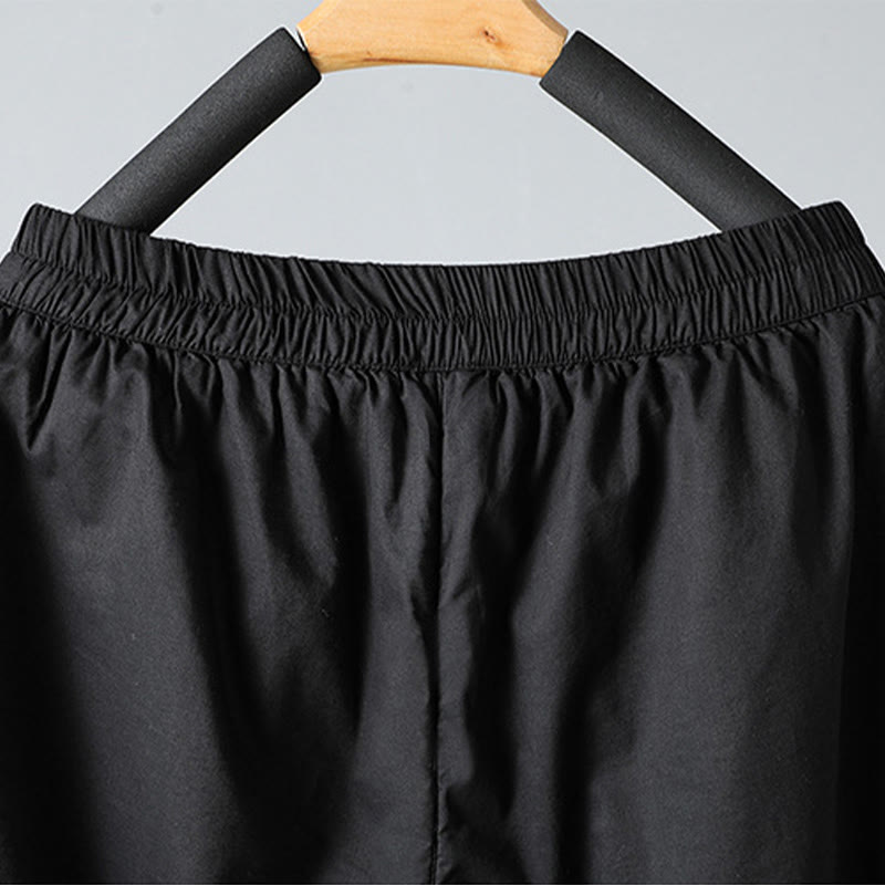 Pantaloni harem da donna in cotone termico con elastico in vita invernale Buddha Stones, lunghezza 7-8, con tasche - image 20