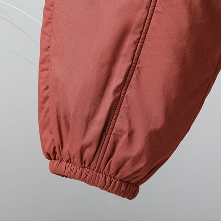 Pantaloni harem da donna in cotone termico con elastico in vita invernale Buddha Stones, lunghezza 7-8, con tasche - image 14