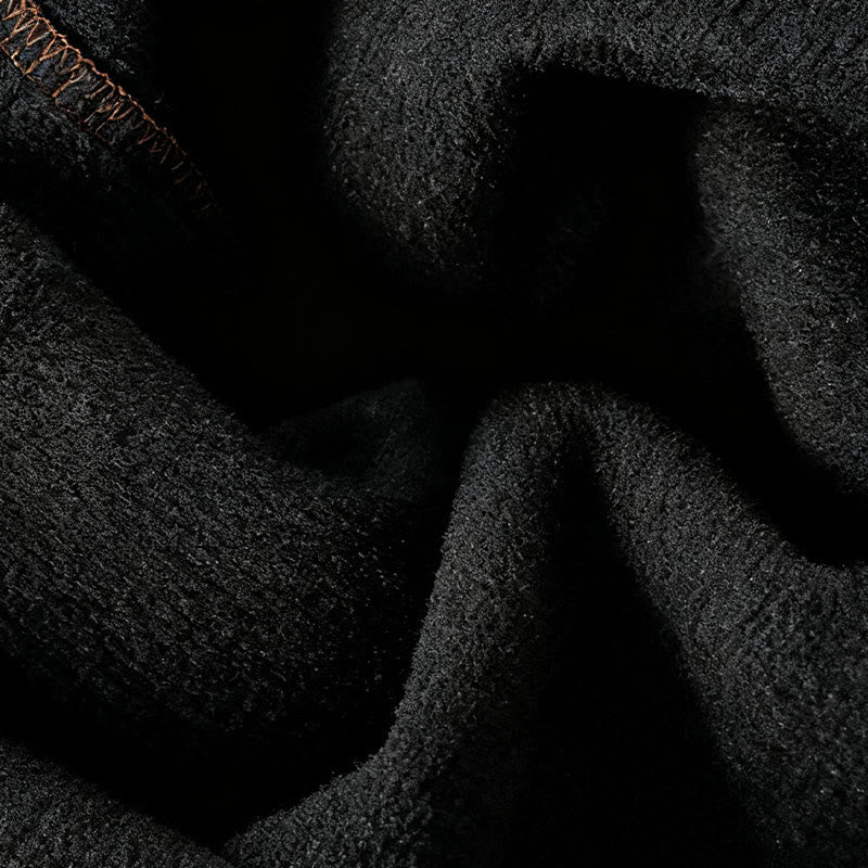 Pantaloni da donna in velluto a coste con gamba larga, elastico in vita e patchwork a quadri, lunghezza caviglia , Buddha Stones - image 17