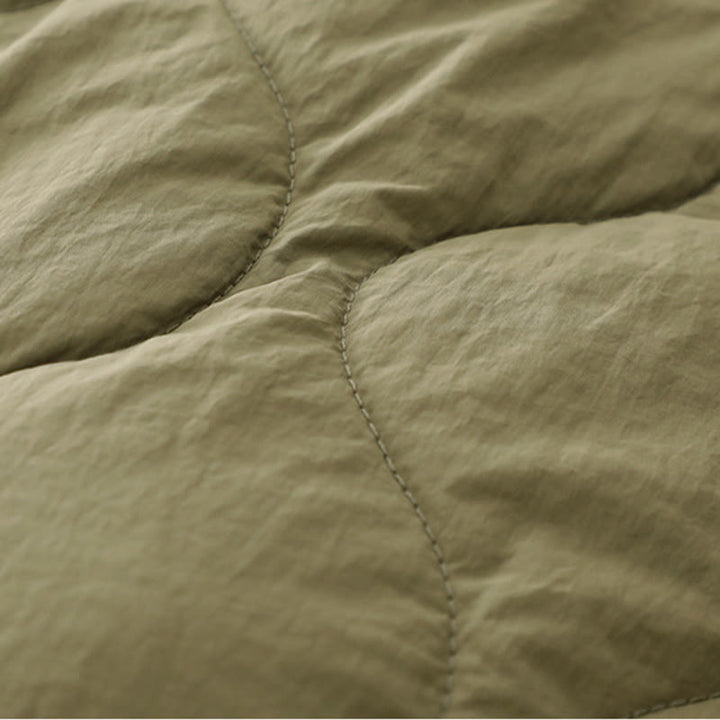 Pantaloni termici da donna in cotone con coulisse e elastico in vita, con tasche, Buddha Stones Winter Curved Lines - image 9