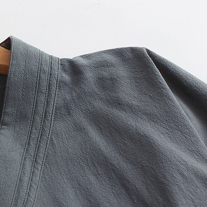 Buddha Stones Wudang Cerimonia tradizionale Tai Chi Abito lungo taoista da uomo a maniche lunghe e larghe - image 6