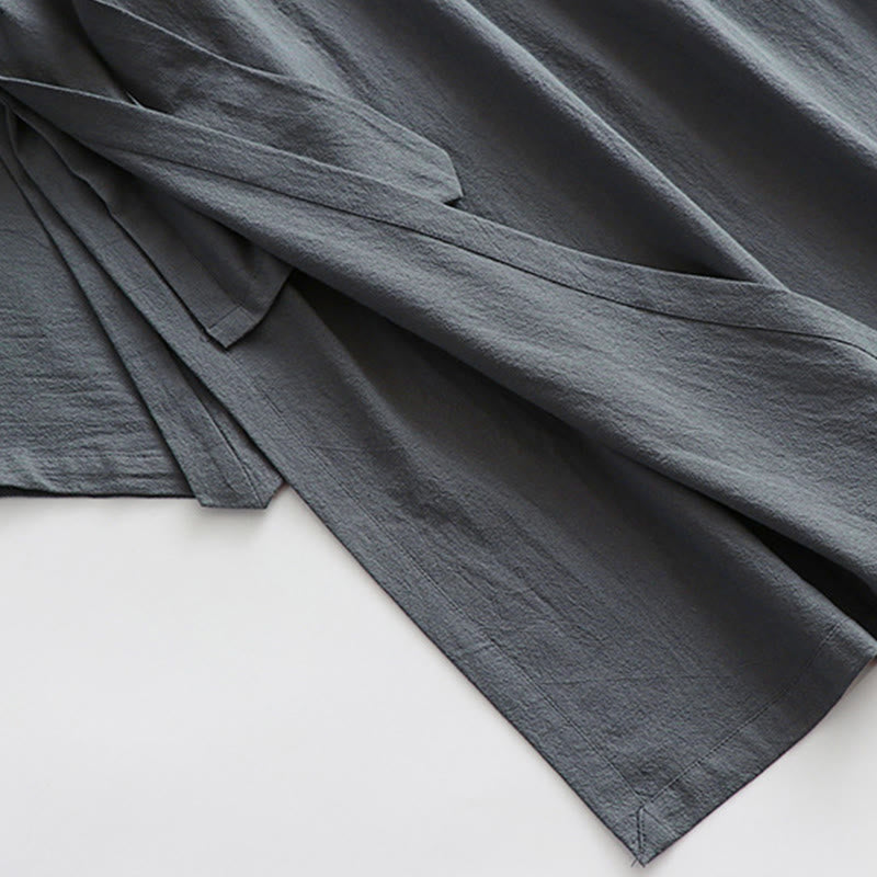 Buddha Stones Wudang Cerimonia tradizionale Tai Chi Abito lungo taoista da uomo a maniche lunghe e larghe - image 10