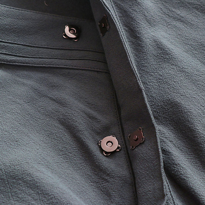 Buddha Stones Wudang Cerimonia tradizionale Tai Chi Abito lungo taoista da uomo con maniche a tre quarti - image 7