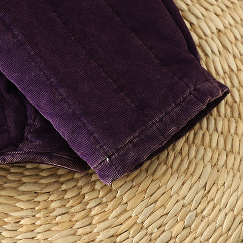 Giacca da donna in velluto a coste con maniche lunghe in poliestere e bottoni a rana , Buddha Stones Winter  - image 13